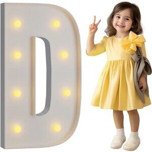 3 Ft Light Up Marquee Letter D NEW